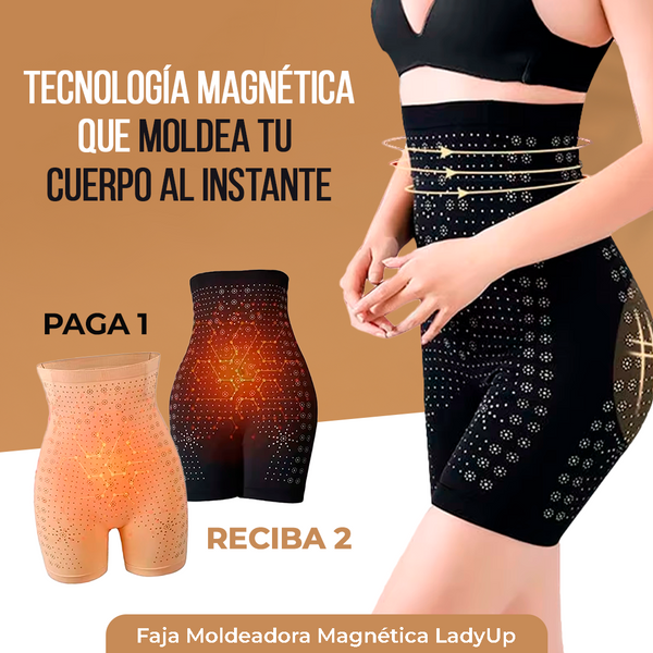 Faja Moldeadora Magnética LadyUp [COMPRA 1 RECIBA 2]